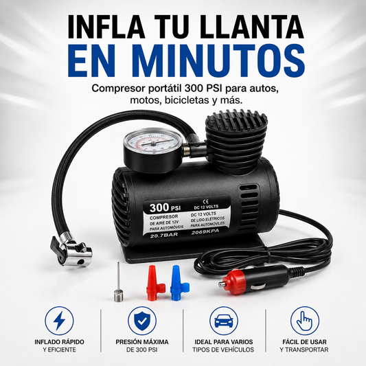 Mini Compresor Aire 12v